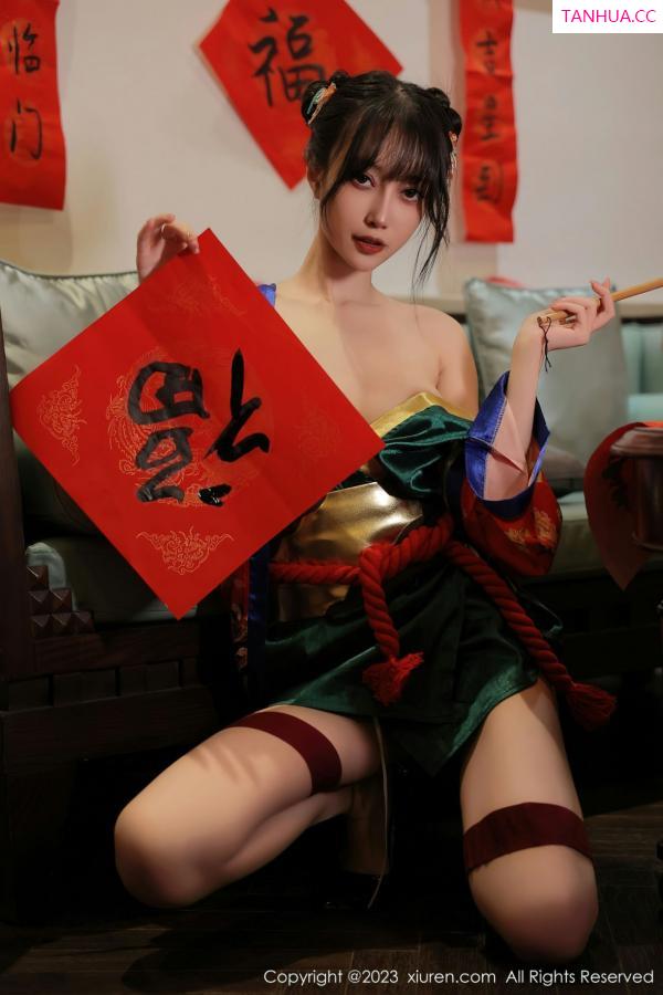 玥儿玥  [XiuRen]高清写真图 2023.01.20 No.6167 玥儿玥er 新春美腿第10张图片